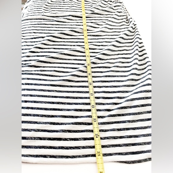 Allsaints Cotton Black And White Striped Sleeveless Top Size 0 Flowy Top - Picture 11 of 12